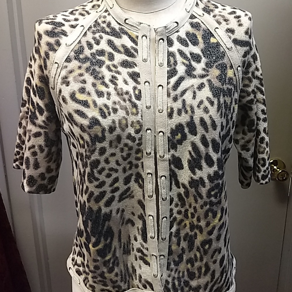 Chicos  Sweater Top. Short sleeves.